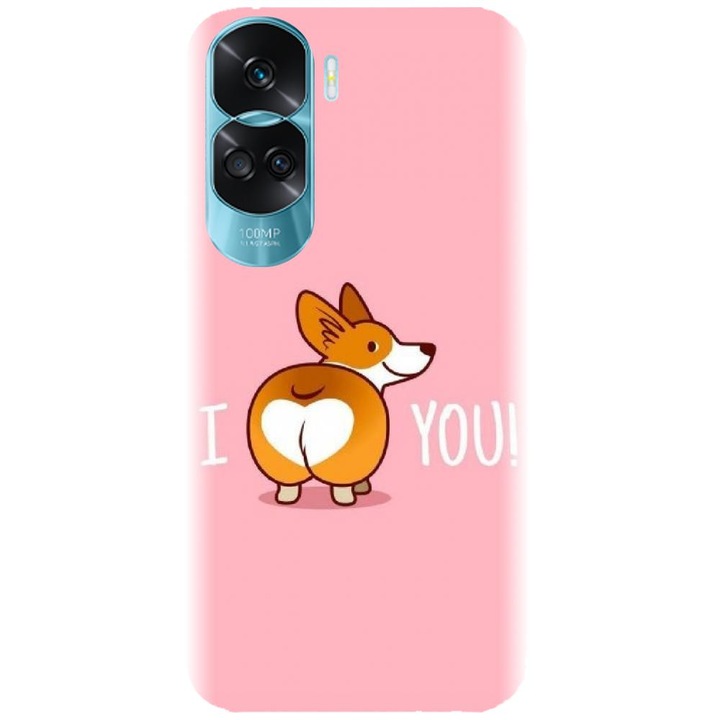 Силиконов кейс съвместим с Honor 90 Lite 4g / 5g / x50i - модел I Corgi U