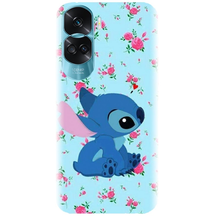 Szilikon tok, kompatibilis a Honor 90 Lite 4g / 5g / x50i mobiltelefon modellel - Stitch