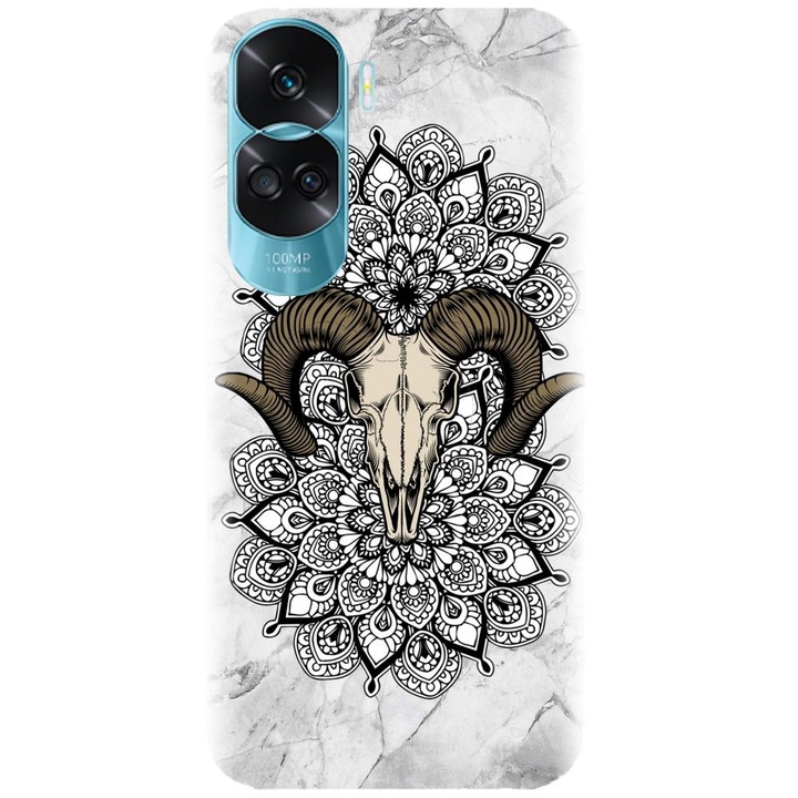 Силиконов кейс съвместим с Honor 90 Lite 4g / 5g / x50i - модел Tatoo Art Goat
