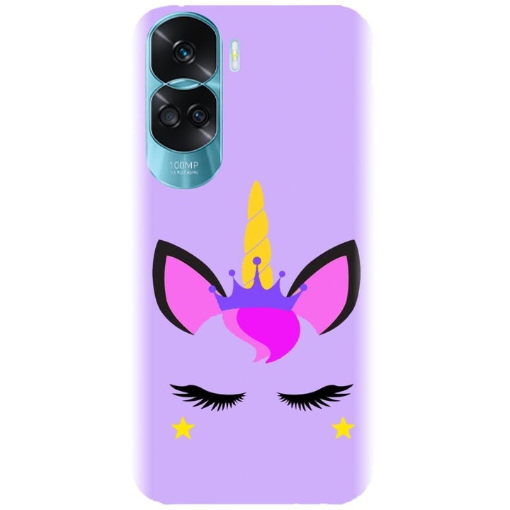 Силиконов кейс съвместим с Honor 90 Lite 4g / 5g / x50i - модел Unicorn Shine