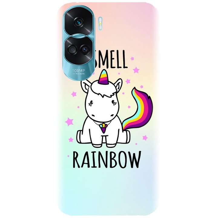 Силиконов кейс съвместим с Honor 90 Lite 4g / 5g / x50i - модел I smell rainbow
