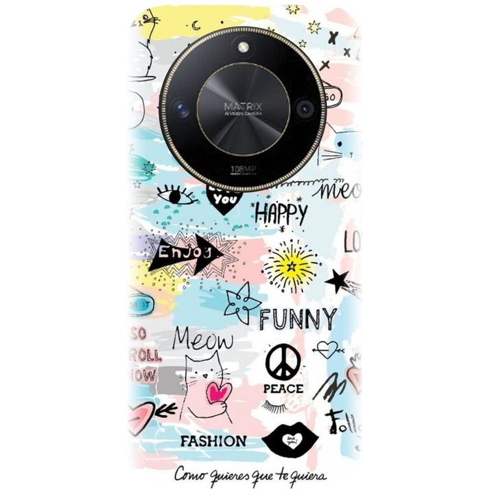 Силиконов калъф, съвместим с Honor X50 5G - модел Enjoy