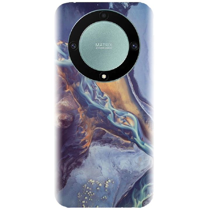 Силиконов кейс съвместим с Honor X9A - модел Abstract 101