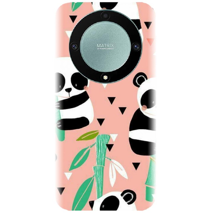 Силиконов кейс съвместим с Honor X9A - модел Baby panda 001