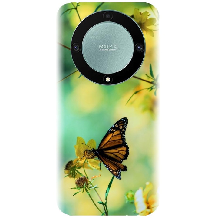 Силиконов кейс съвместим с Honor X9A - модел Butterfly 001