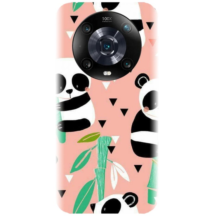 Силиконов кейс съвместим с Huawei Magic 4 Pro - модел Baby panda 001