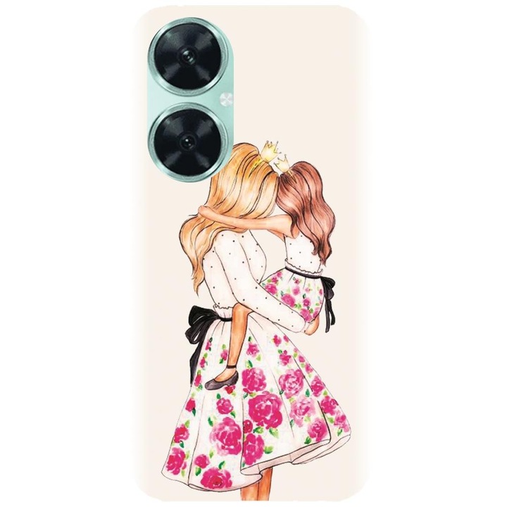 Калъф съвместим с Huawei Nova 11i - Майка и дъщеря модел 2, Силиконов