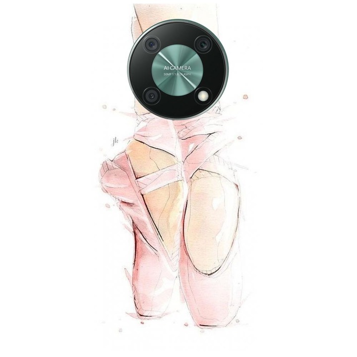 Силиконов калъф, съвместим с Huawei Nova Y90 - модел Ballet