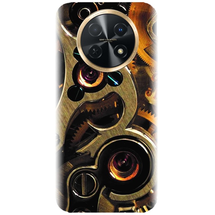 Силиконов калъф, съвместим с модел Huawei Nova Y91 - Часовников механизъм