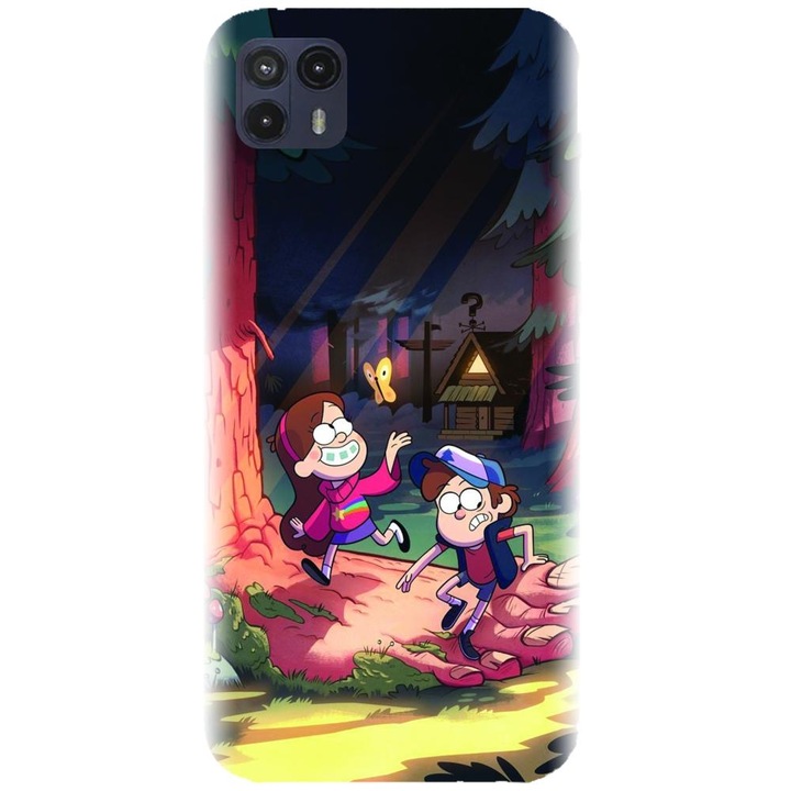 Силиконов кейс съвместим с Motorola Moto G50 5G ( XT2149-1 ) - модел Gravity Falls