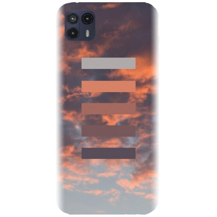 Силиконов капак, съвместим с Motorola Moto G50 5G ( XT2149-1 ) - модел Fire Clouds