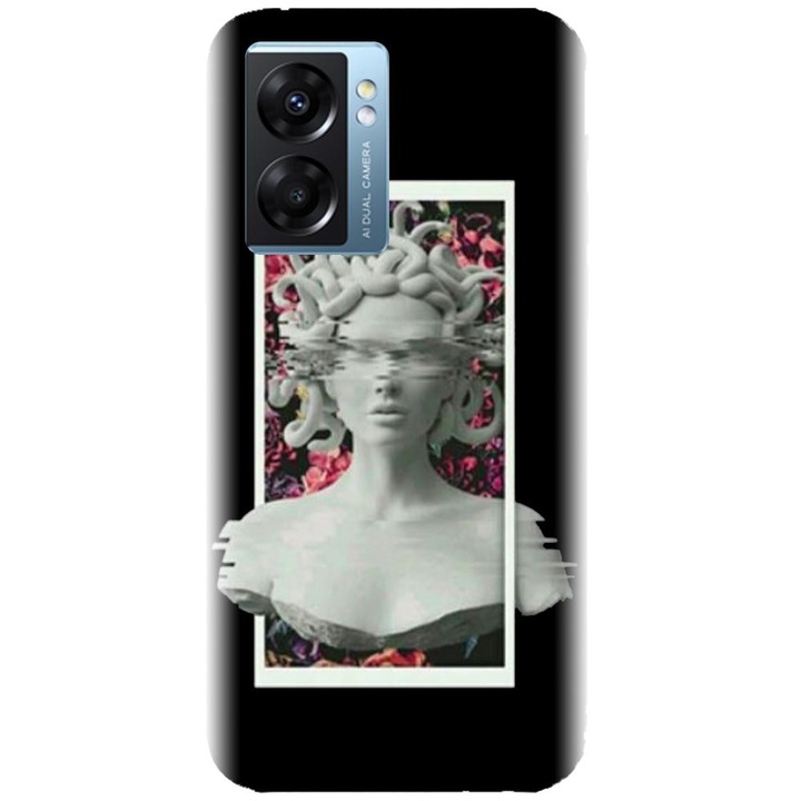Силиконов калъф, съвместим с Oppo A97 - модел Contemporary Art 2