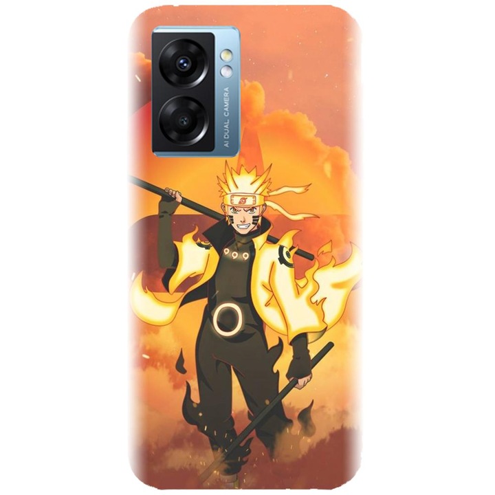 Силиконов капак, съвместим с Realme Narzo 50 5g - модел Наруто Узумаки