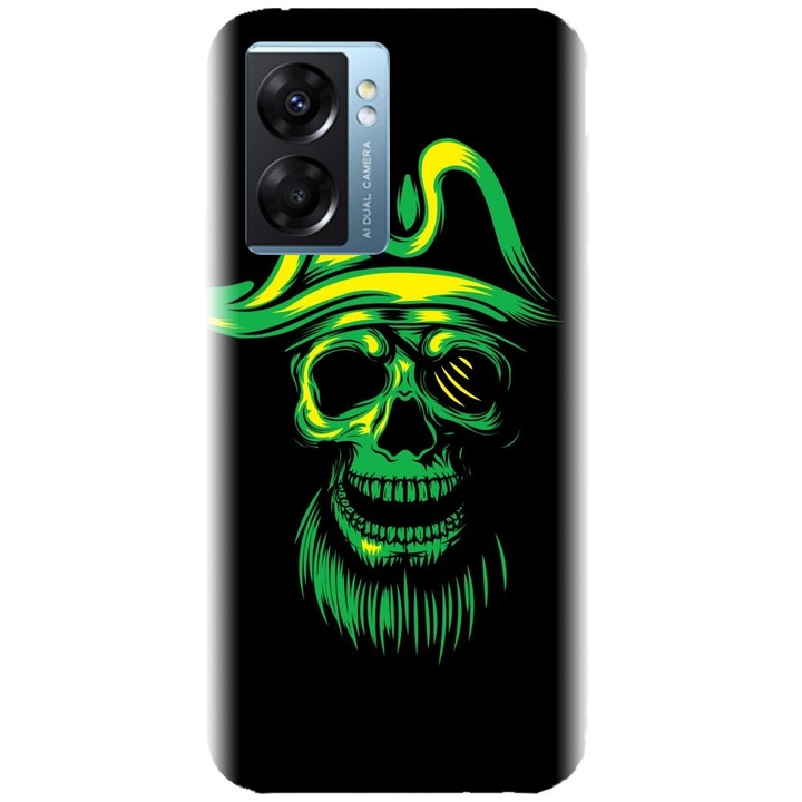 Силиконов калъф, съвместим с Realme Narzo 50 5g - модел Пиратски череп