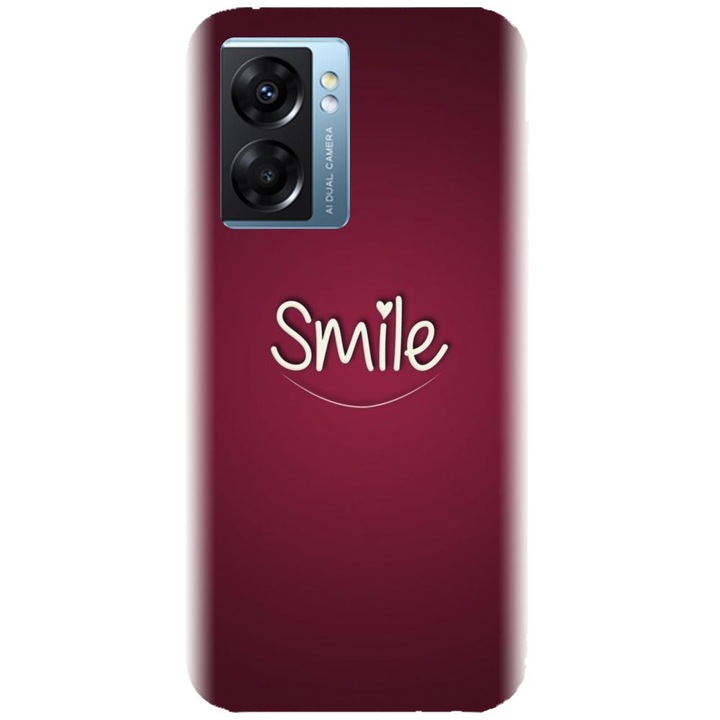 Силиконов капак, съвместим с Realme Narzo 50 5g - модел Smile Love