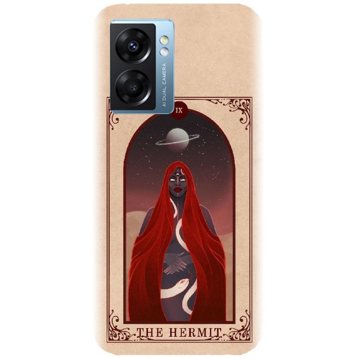 Силиконов калъф, съвместим с модел Realme Narzo 50 5g - Tarot The Hermit