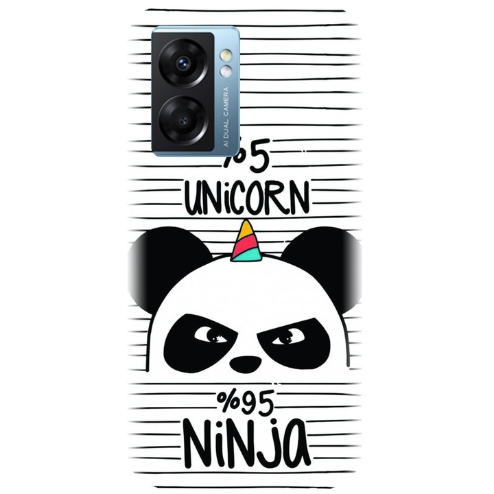Силиконов калъф, съвместим с Realme Narzo 50 5g - Unicorn Ninja модел