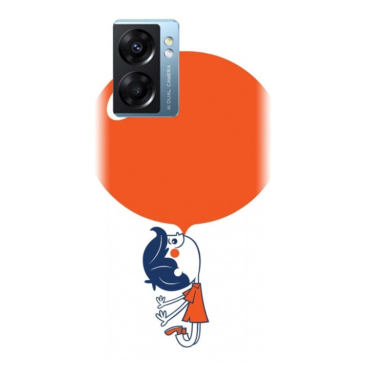 Husa din silicon compatibila cu Realme V23 5g - model Bubble