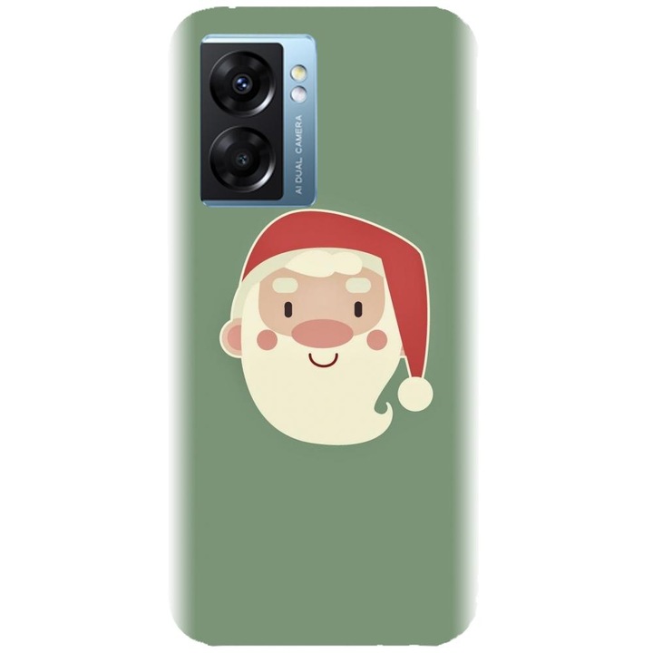 Силиконов капак, съвместим с Realme Narzo 50 5g - Сладък модел Дядо Коледа