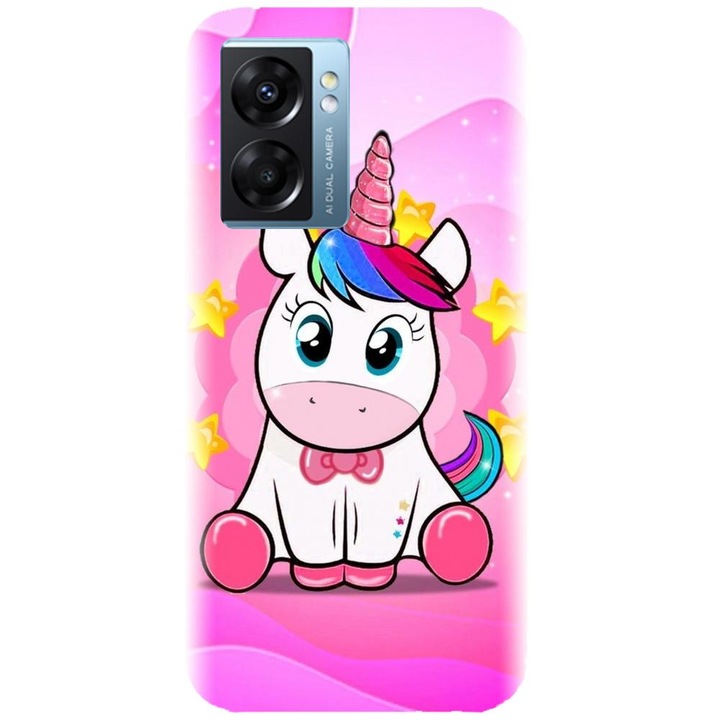 Силиконов калъф, съвместим с модел Realme Narzo 50 5g - Dream like a Unicorn