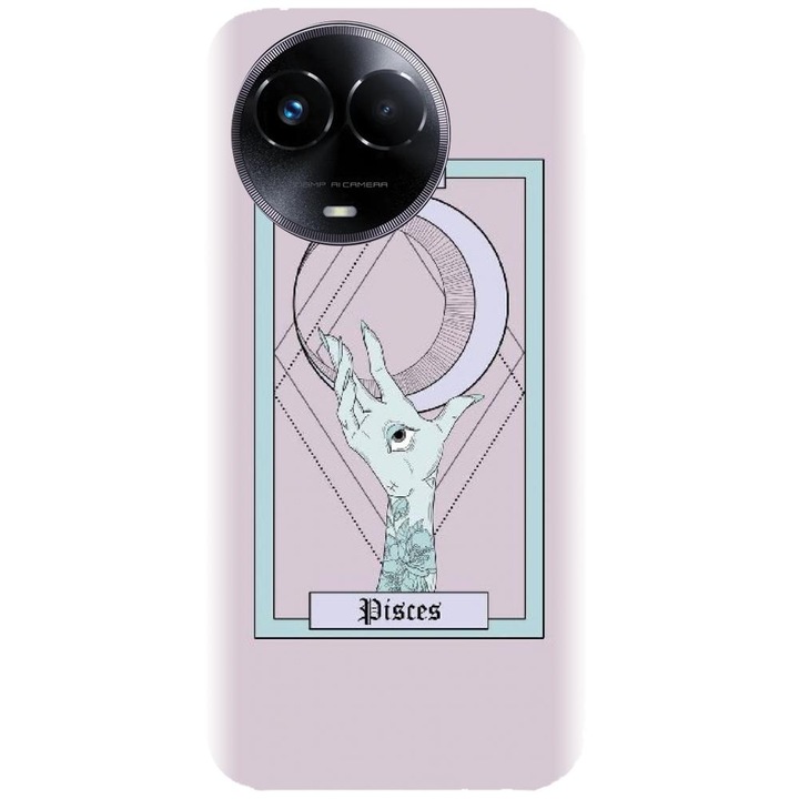 Husa din silicon compatibila cu Realme 11 4g - model Tarot Zodia Pesti