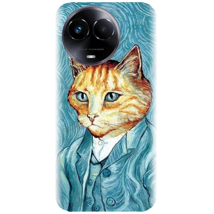 Husa din silicon compatibila cu Realme 11 5G - model Vincent Meow