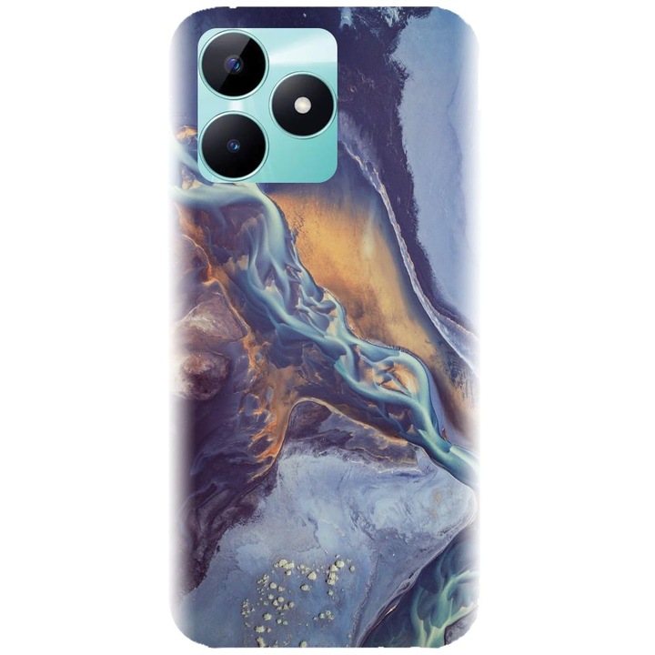 Силиконов кейс съвместим с Realme C53 4G - модел Abstract 101