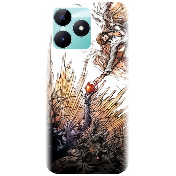 Силиконов калъф, съвместим с модел Realme C51 - Death Note