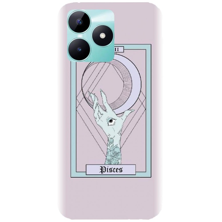 Силиконов кейс съвместим с Realme C53 4G - модел Tarot Zodiac Pisces