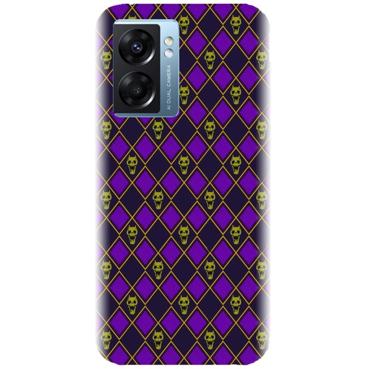 Силиконов калъф, съвместим с Realme Narzo 50 5g - модел Yoshikage Pattern