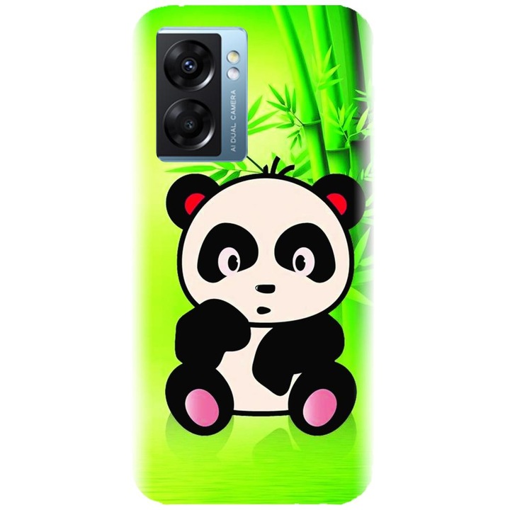 Силиконов кейс съвместим с Realme Narzo 50 5g - модел X Cute Panda