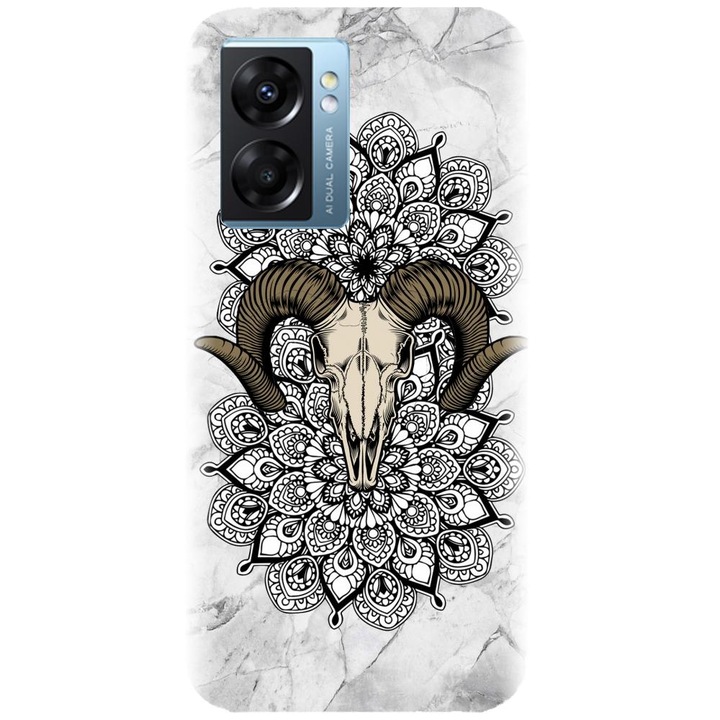 Силиконов калъф, съвместим с Realme Narzo 50 5g - модел Tatoo Art Goat