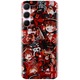Husa din silicon compatibila cu Samsung Galaxy A55 5g - model Anime Red