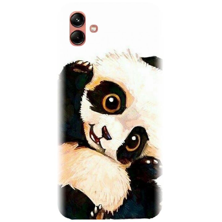 Husa din silicon compatibila cu Samsung Galaxy F04 - model Baby Panda 002