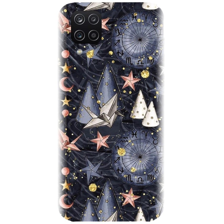 Husa din silicon compatibila cu Samsung Galaxy A12 / A12 Nacho - model Horoscop