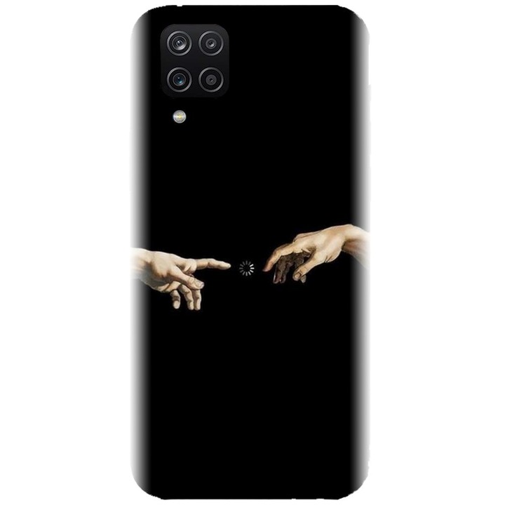 Husa din silicon compatibila cu Samsung Galaxy A12 / A12 Nacho - model Arta contemporana