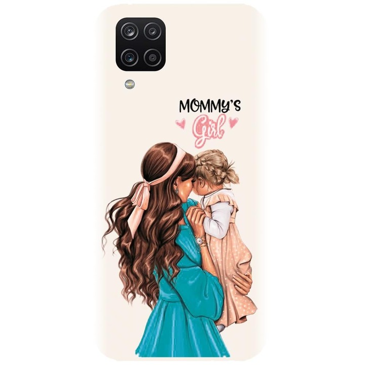 Силиконов кейс съвместим с Samsung Galaxy A42 5G - Супер модел майка и дъщеря