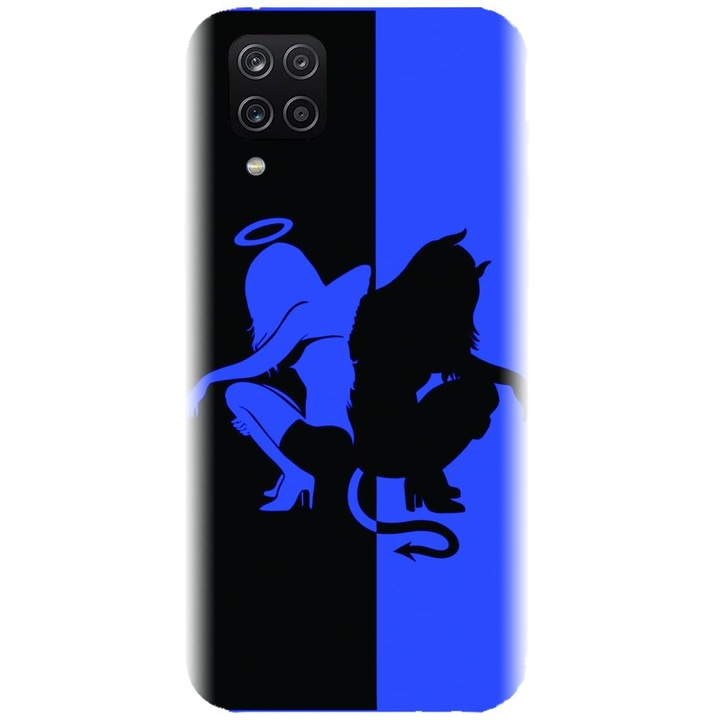 Husa din silicon compatibila cu Samsung Galaxy A12 / A12 Nacho - model Angel Devil
