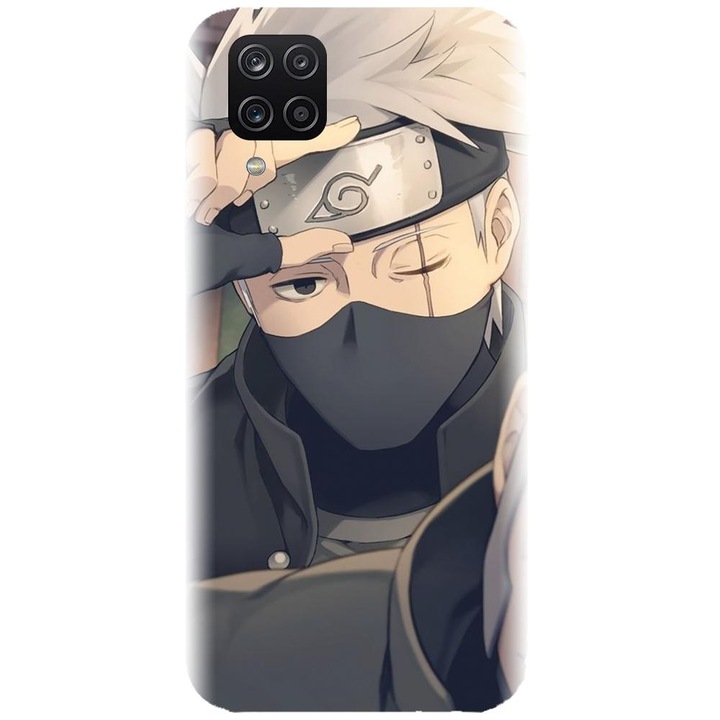 Husa din silicon compatibila cu Samsung Galaxy A12 / A12 Nacho - model Anime Hajnal Kakashi
