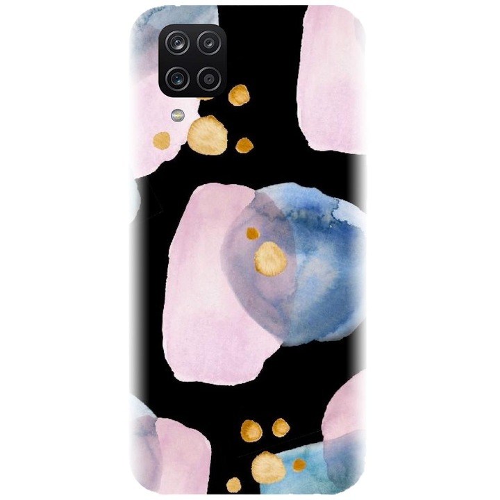 Husa din silicon compatibila cu Samsung Galaxy A12 / A12 Nacho - model Pete De Vopsea