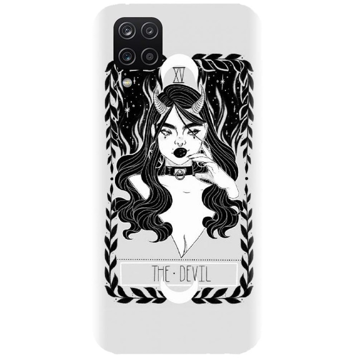Husa din silicon compatibila cu Samsung Galaxy A12 / A12 Nacho - model The Devil