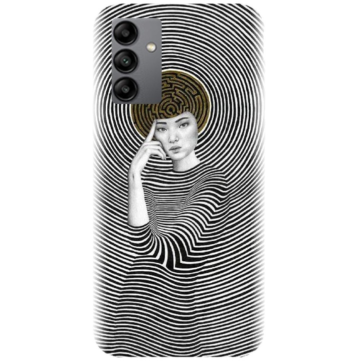 Husa din silicon compatibila cu Samsung Galaxy A25 5G - model Collage Maze