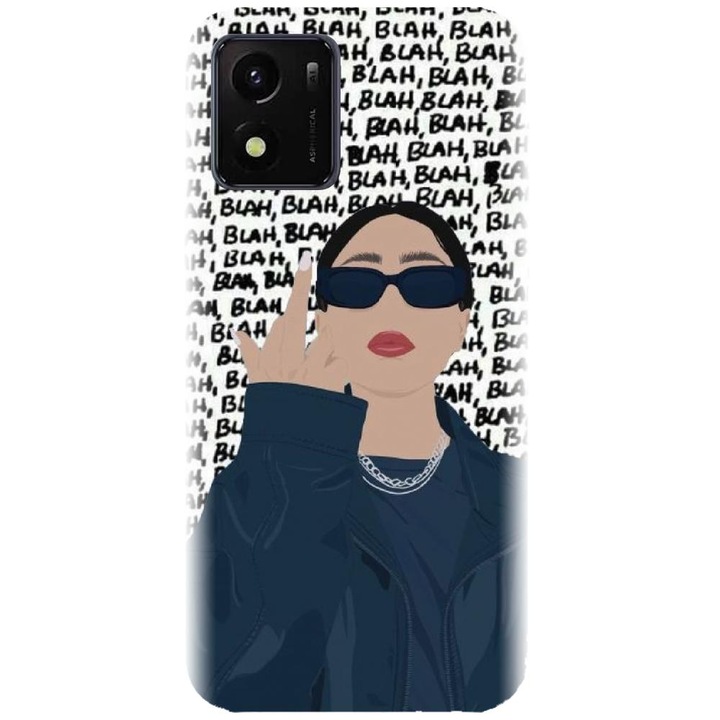 Силиконов кейс, съвместим с Vivo Y01 - модел Girl Power