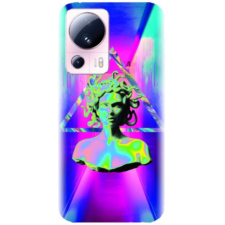 Силиконов калъф, съвместим с Xiaomi 13 Lite - модел Aesthetic Medusa