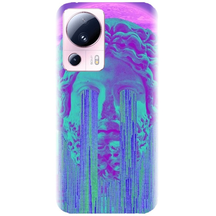 Силиконов калъф, съвместим с Xiaomi 13 Lite - модел Glitch