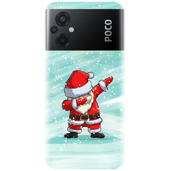 Силиконов кейс, съвместим с Xiaomi Poco M5 - модел Santa Dance