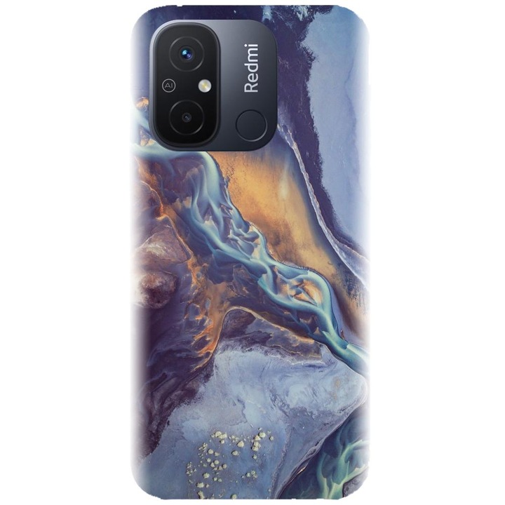 Силиконов капак, съвместим с Xiaomi Redmi 12c - модел Abstract 101