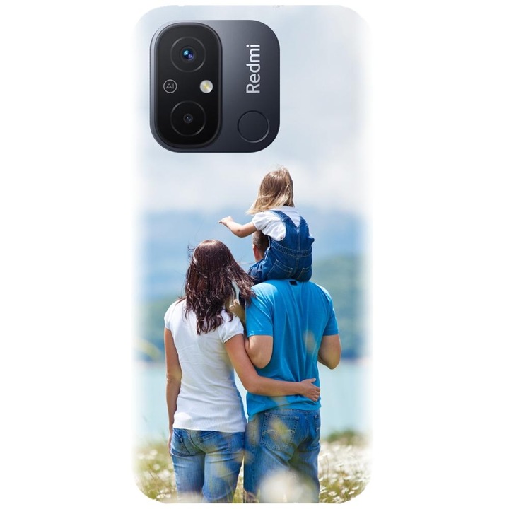 Силиконов капак, съвместим с Xiaomi Redmi 12c - модел Персонализиран с ваше изображение