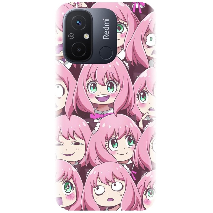 Силиконов калъф, съвместим с Xiaomi Redmi 12c - модел Anime Anya