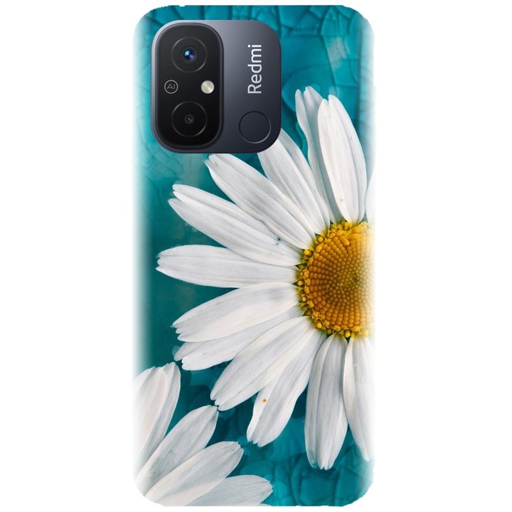 Силиконов калъф, съвместим с Xiaomi Redmi 12c - модел Flower Power